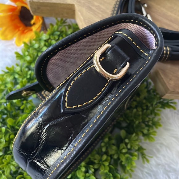 Dooney & Bourke Croco Mini Flap Crossbody - Picture 8 of 14